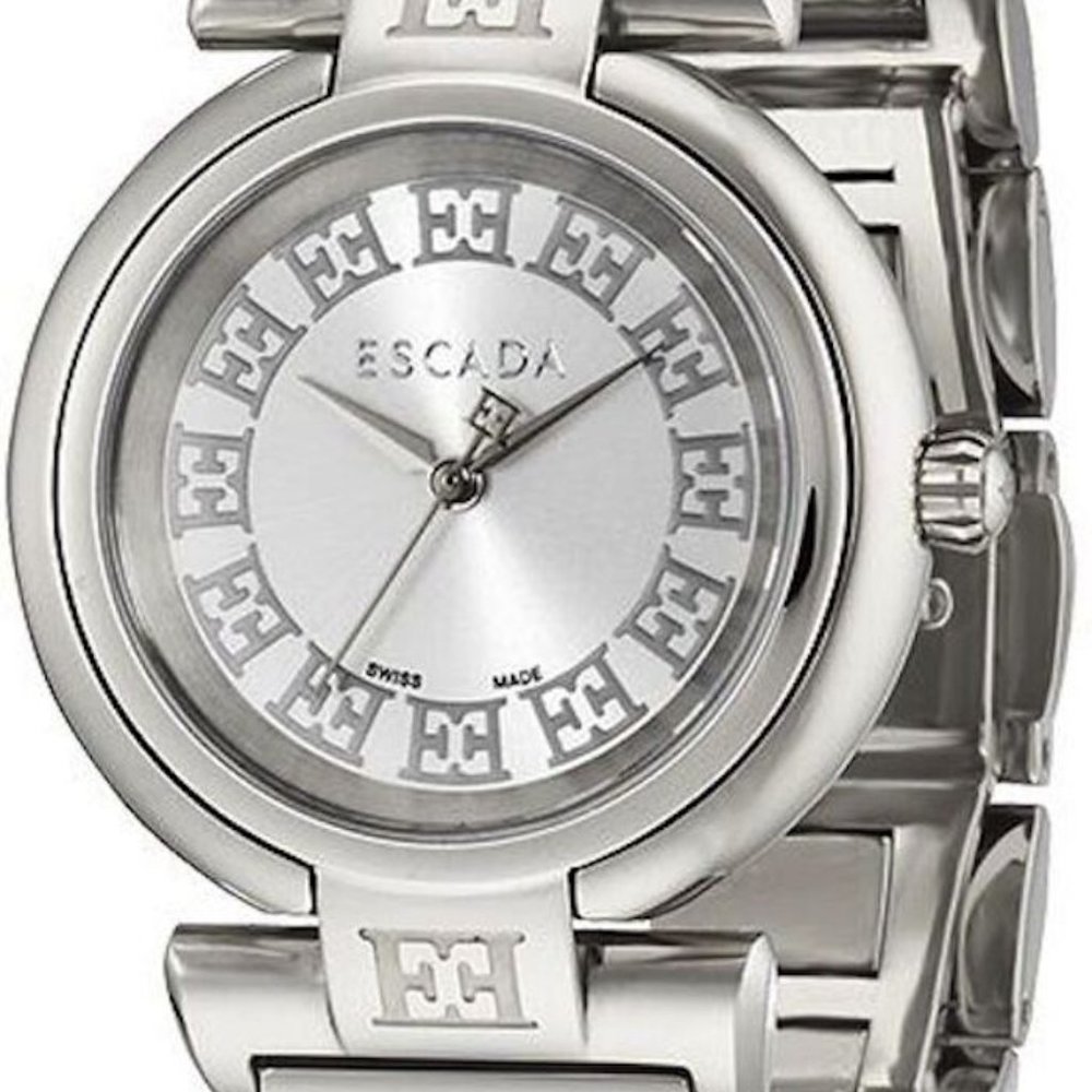 Escada Lauren Analog Display Swiss Quartz Silver Watch